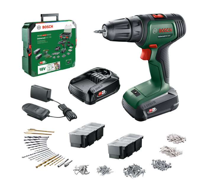 Bosch UniversalDrill 18 V akku skrue boremaskine K b hos jem fix